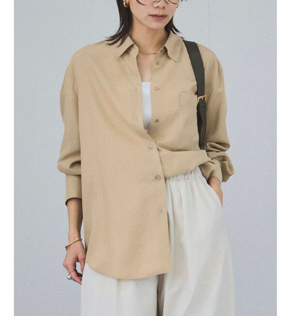 SALON adam et rope'「[25SS]GENTLE SILK シャツ【セットアップ対応】」|シャツ・ブラウス|