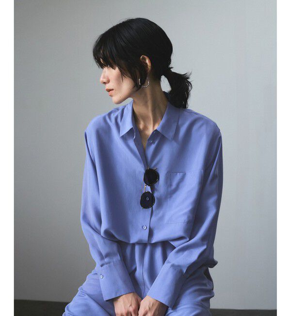 SALON adam et rope'「[25SS]GENTLE SILK シャツ【セットアップ対応】」|シャツ・ブラウス|