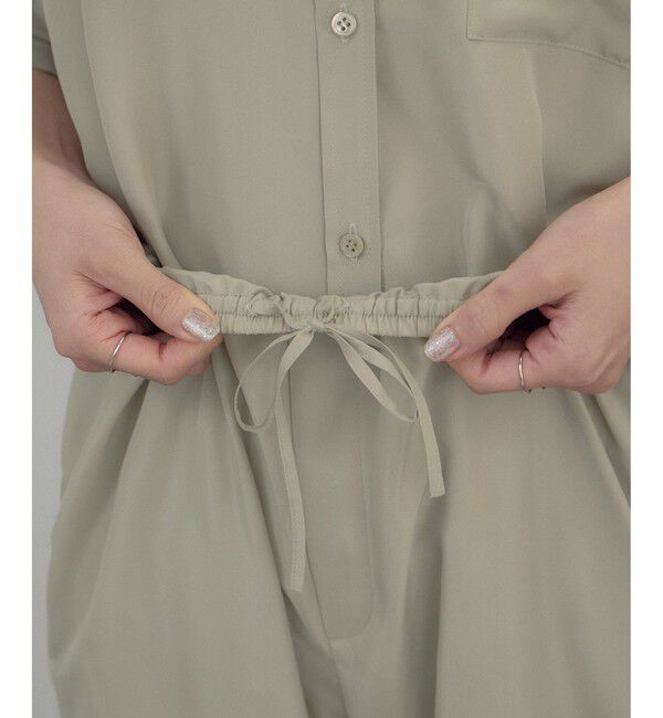 SALON adam et rope'「[26SS]GENTLE SILK パンツ / セットアップ対応・洗える」|チノ|