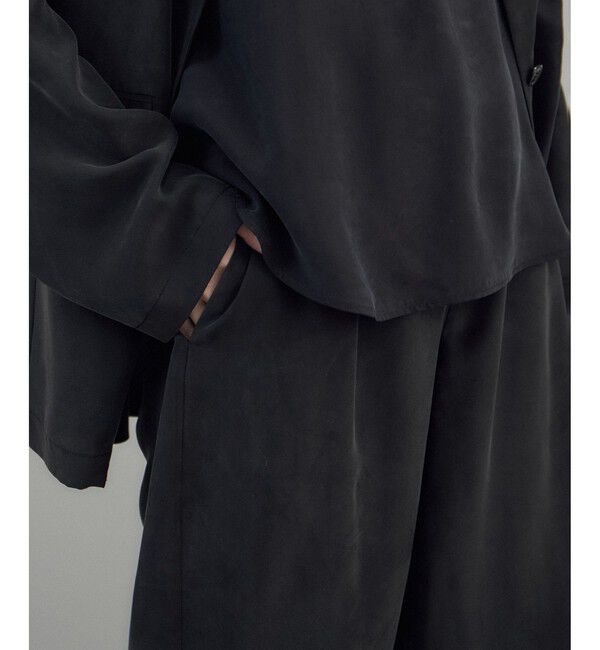 SALON adam et rope'「[26SS]GENTLE SILK パンツ / セットアップ対応・洗える」|チノ|