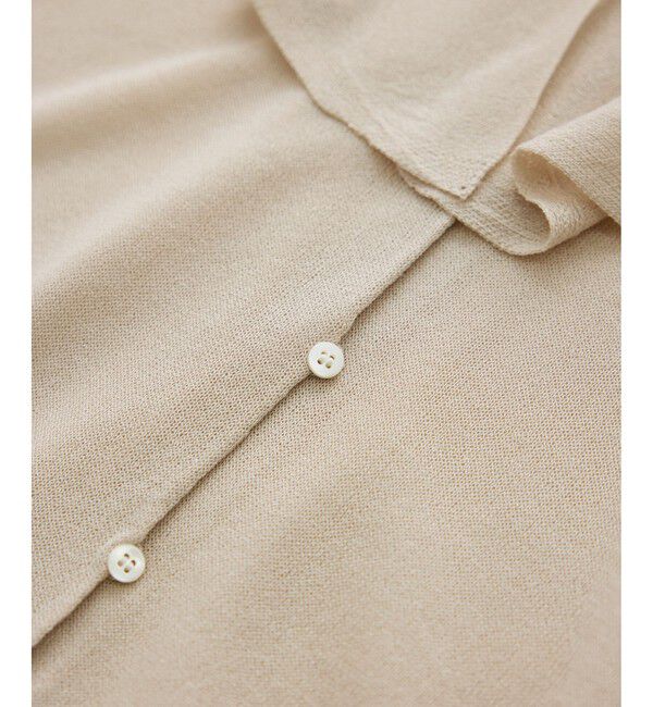 SALON adam et rope'「【WEB限定】ラッフルフリルシアーニットカーディガン」|カーディガン|