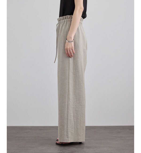 SALON adam et rope'「【WEB限定】リネンライクイージーパンツ / セットアップ対応」|チノ|