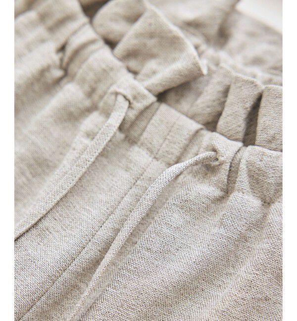 SALON adam et rope'「【WEB限定】リネンライクイージーパンツ / セットアップ対応」|チノ|