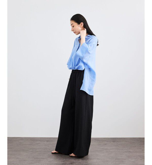 SALON adam et rope'「【WEB限定】リネンライクイージーパンツ / セットアップ対応」|チノ|