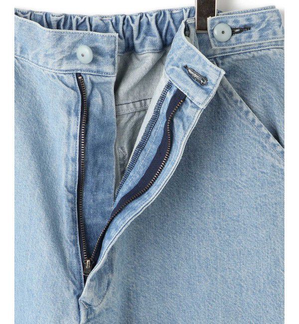 SALON adam et rope'「【KURO for SALON（クロ）】別注EASY TUCK DENIM LIGHT INDIGO / デニムパンツ」|デニム|