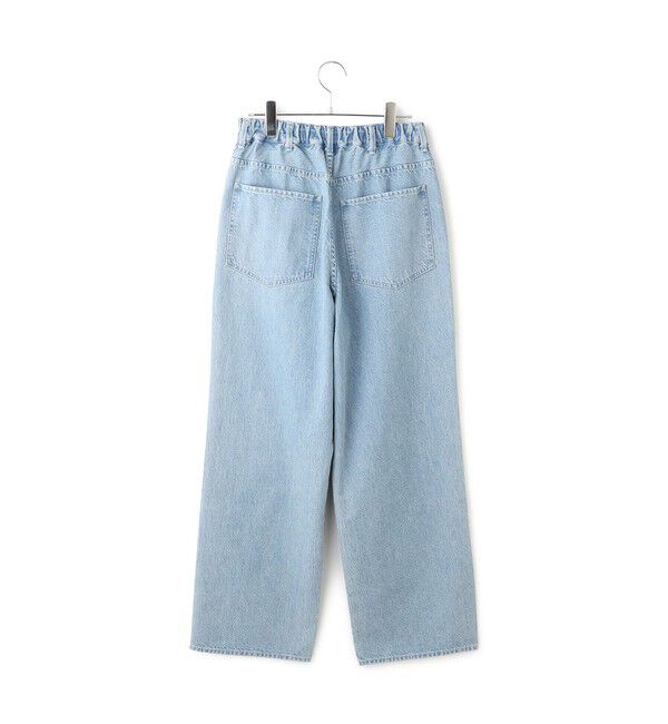 SALON adam et rope'「【KURO for SALON（クロ）】別注EASY TUCK DENIM LIGHT INDIGO / デニムパンツ」|デニム|