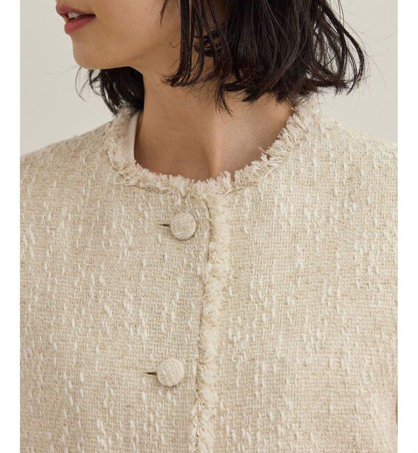 ROPE「サマーツイードジレ」|ベスト・ジレ|