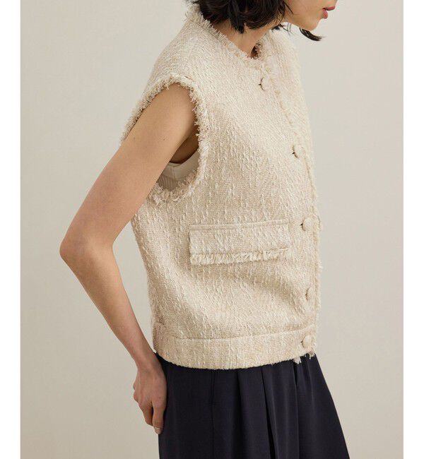 ROPE「サマーツイードジレ」|ベスト・ジレ|