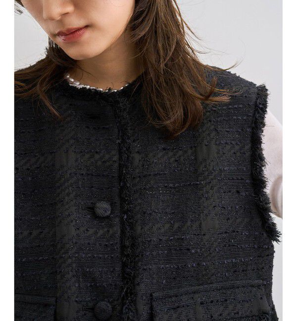 ROPE「サマーツイードジレ」|ベスト・ジレ|