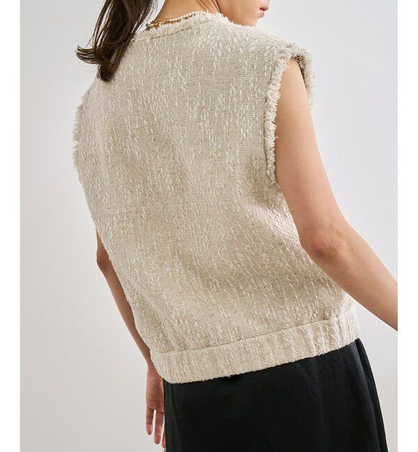 ROPE「サマーツイードジレ」|ベスト・ジレ|