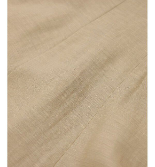 ROPE「【洗える】ブライトリネン パッチワンピース」|ワンピース|