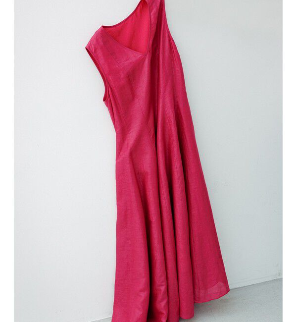 ROPE「【洗える】ブライトリネン パッチワンピース」|ワンピース|