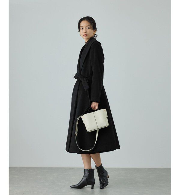 ROPE「プレミアムカシミヤ ショールカラーコート」|ステンカラーコート|