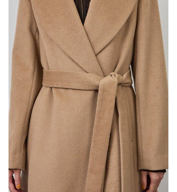 ROPE「プレミアムカシミヤ ショールカラーコート」|ステンカラーコート|