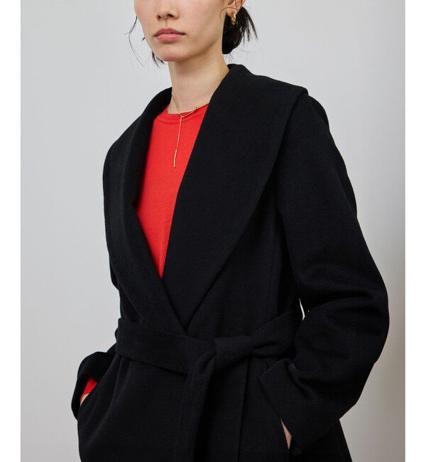 ROPE「プレミアムカシミヤ ショールカラーコート」|ステンカラーコート|