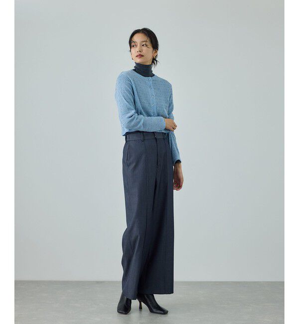 ROPE「ボタニカルダイコンパクトカーディガン/イージーケア・アンサンブル対応」|カーディガン|