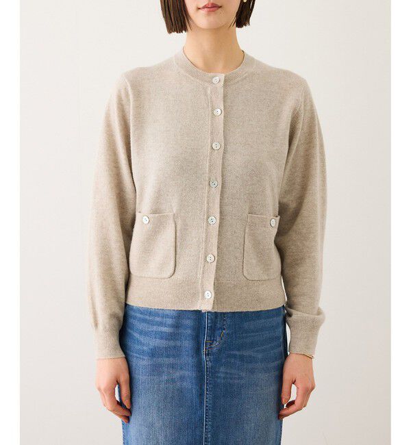 ROPE「ウールカシミヤニットカーディガン」|カーディガン|
