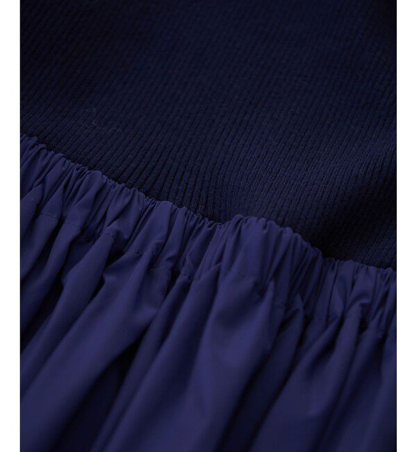 VIS「【前後2WAY】ニットドッキングワンピース【洗える】」|ワンピース|