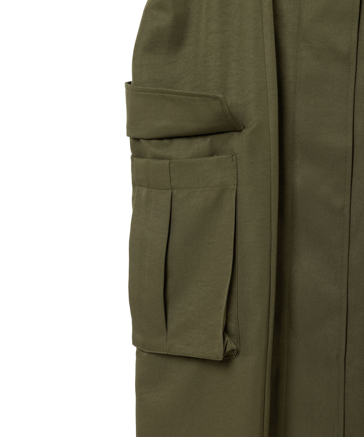 VIS「ミリタリービッグポケットジャンパースカート」|ジャンパースカート|