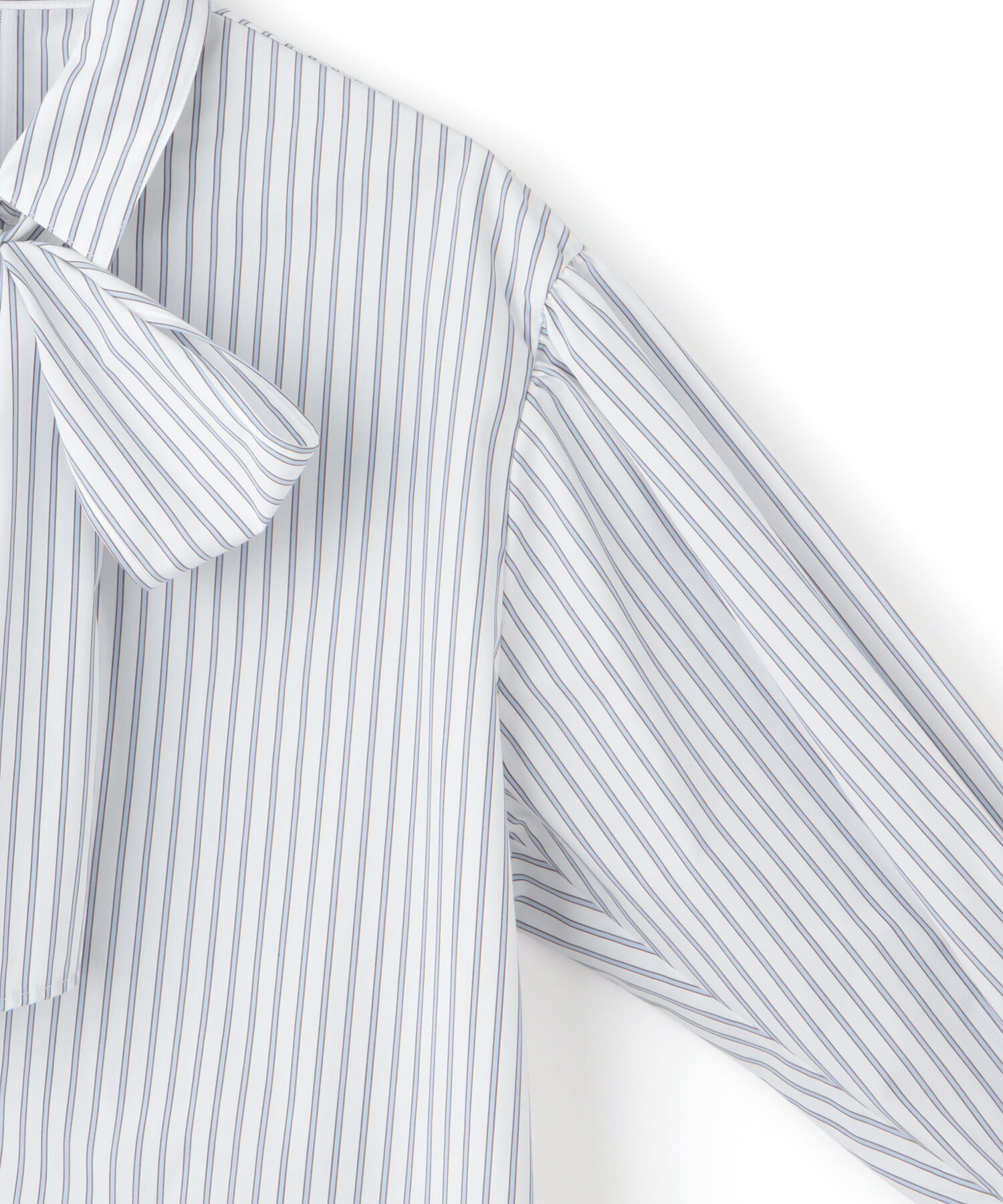 VIS「リボン付きバックシャーリングシャツ」|シャツ・ブラウス|