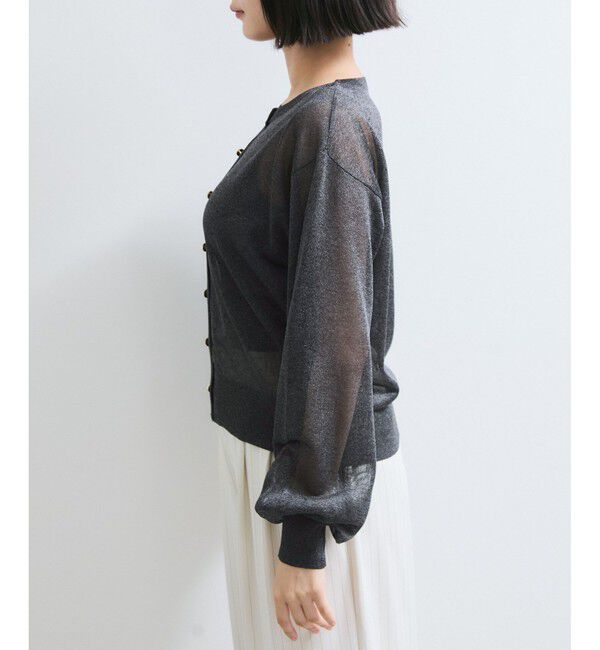 VIS「【WEB限定】ラメシアーカーディガン」|カーディガン|