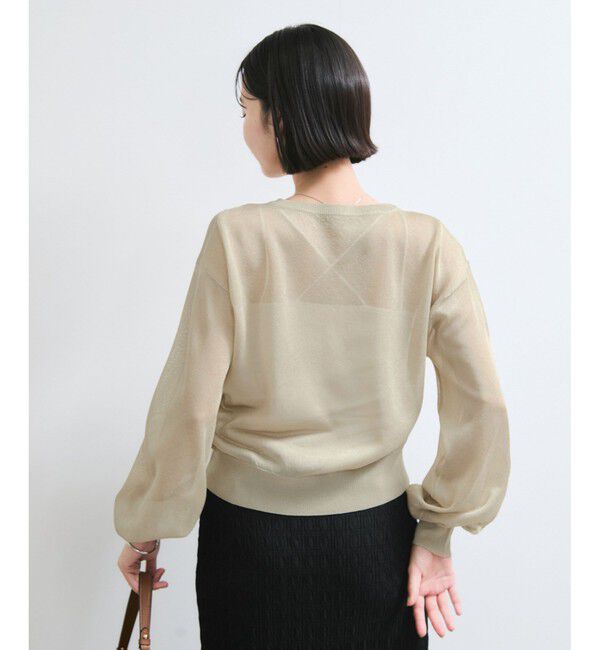 VIS「【WEB限定】ラメシアーカーディガン」|カーディガン|