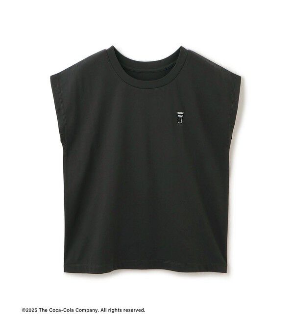 VIS「【Coca-Cola】VIS別注ロゴプリントフレンチTシャツ」|Tシャツ・カットソー|チャコール(06)