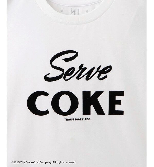 VIS「【Coca-Cola】VIS別注ロゴプリントフレンチTシャツ」|Tシャツ・カットソー|