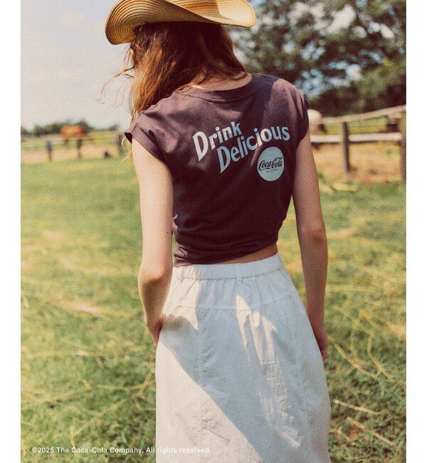 VIS「【Coca-Cola】VIS別注ロゴプリントフレンチTシャツ」|Tシャツ・カットソー|