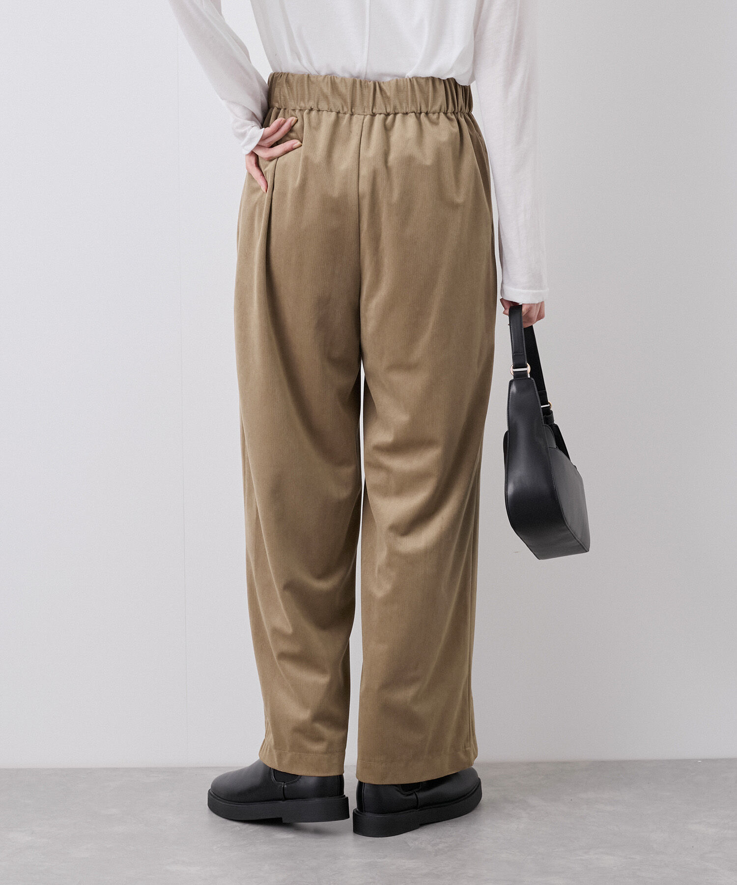 Rope&rsquo;Picnic「ベロアコーデュロイイージーワイドパンツ」|その他|