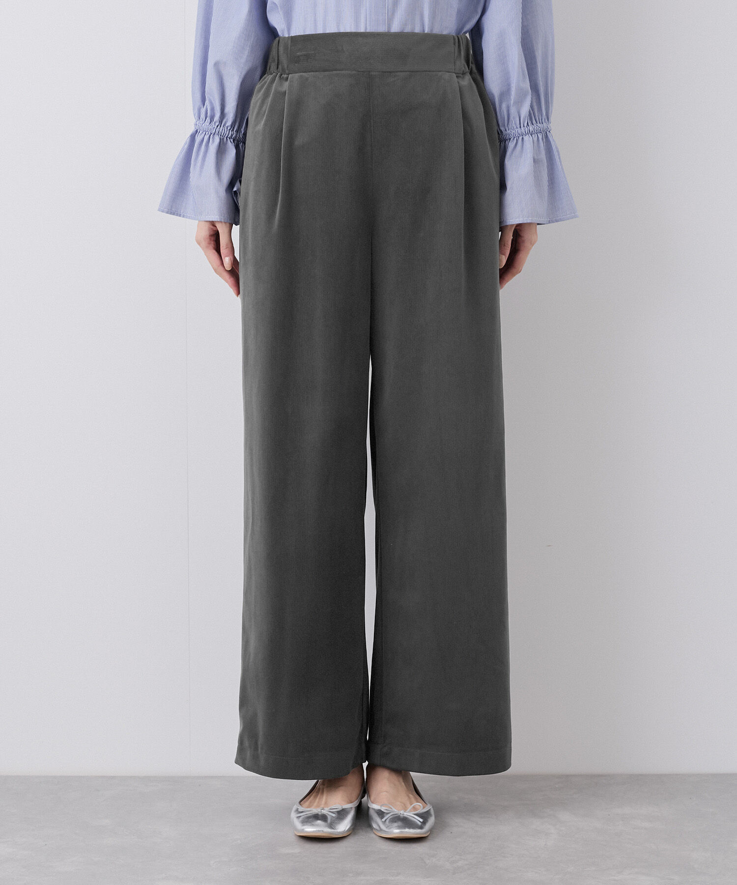 Rope&rsquo;Picnic「ベロアコーデュロイイージーワイドパンツ」|その他|