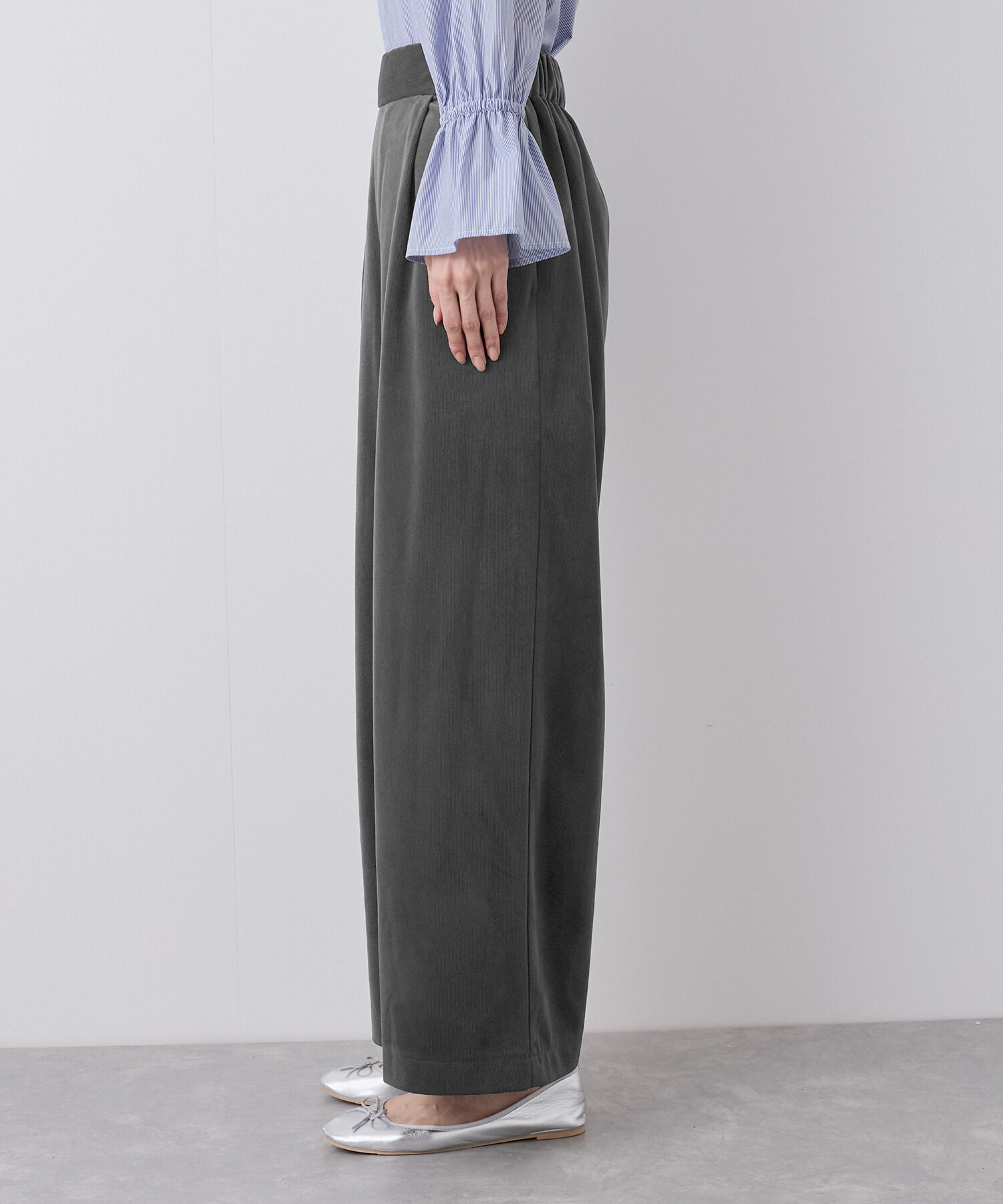 Rope&rsquo;Picnic「ベロアコーデュロイイージーワイドパンツ」|その他|