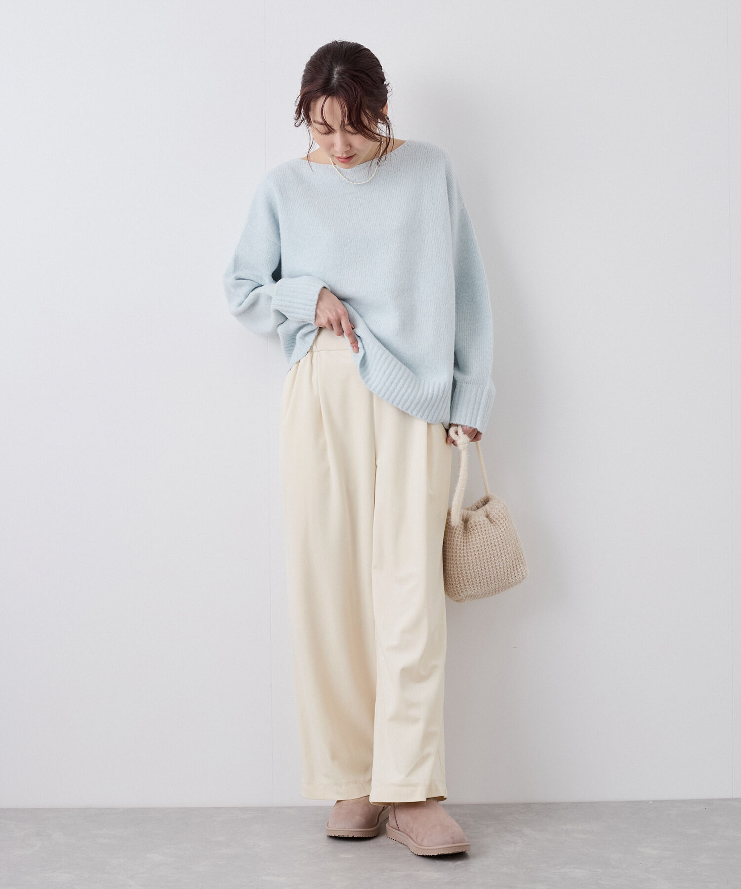 Rope&rsquo;Picnic「ベロアコーデュロイイージーワイドパンツ」|その他|