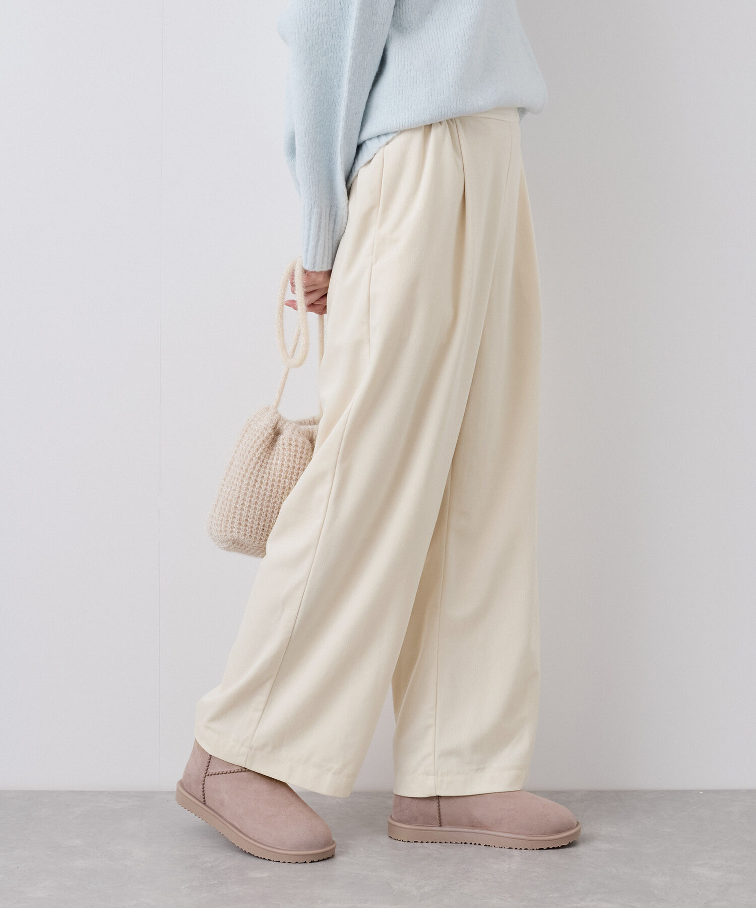 Rope&rsquo;Picnic「ベロアコーデュロイイージーワイドパンツ」|その他|