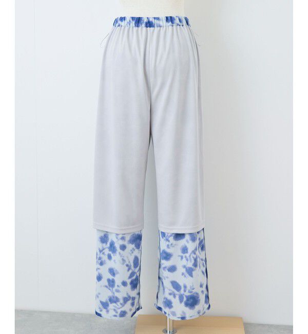 Rope&rsquo;Picnic「フローラルプリントイージーパンツ」|チノ|