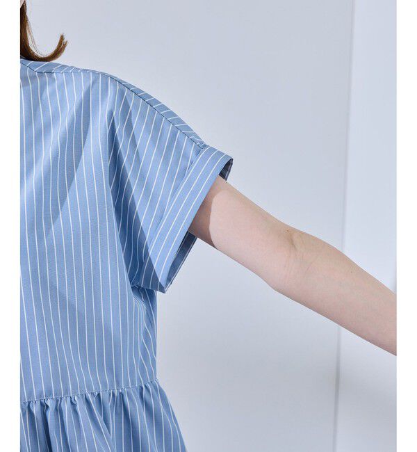 Rope&rsquo;Picnic「フレンチペプラムシャツ/UVカット・防シワ」|シャツ・ブラウス|