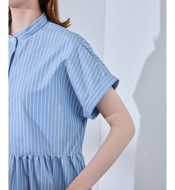 Rope&rsquo;Picnic「フレンチペプラムシャツ/UVカット・防シワ」|シャツ・ブラウス|