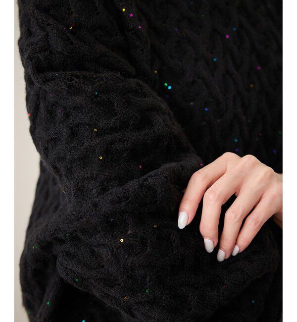 Rope&rsquo;Picnic「ミニフラワースパンコールニット」|ニット・セーター|