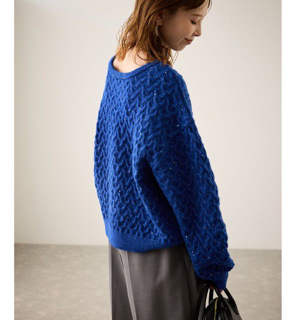 Rope&rsquo;Picnic「ミニフラワースパンコールニット」|ニット・セーター|