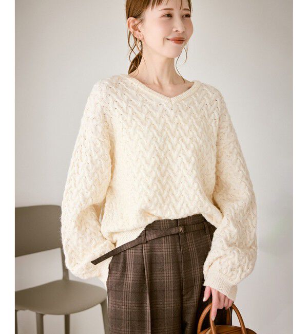 Rope&rsquo;Picnic「ミニフラワースパンコールニット」|ニット・セーター|キナリ(16)