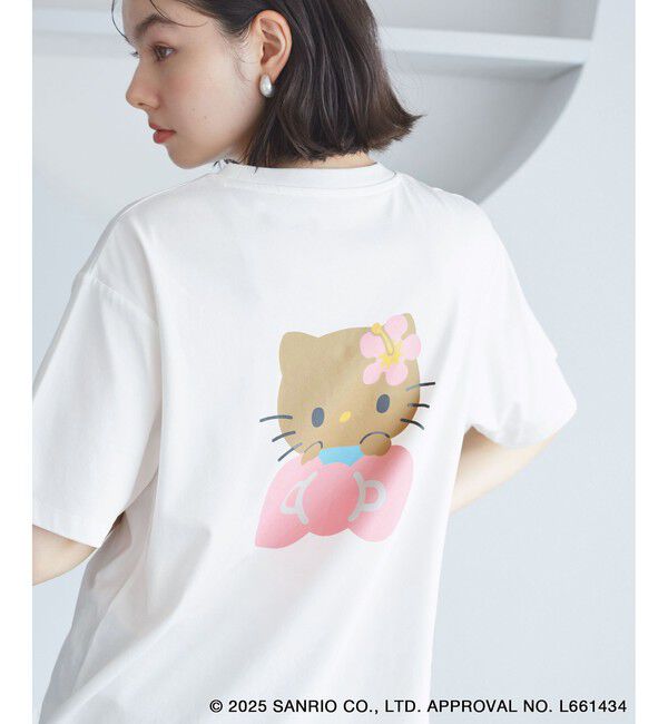 Rope&rsquo;Picnic「【ROPE' PICNIC&times;ハローキティ コラボ】日焼けハローキティ アソートTシャツ」|Tシャツ・カットソー|