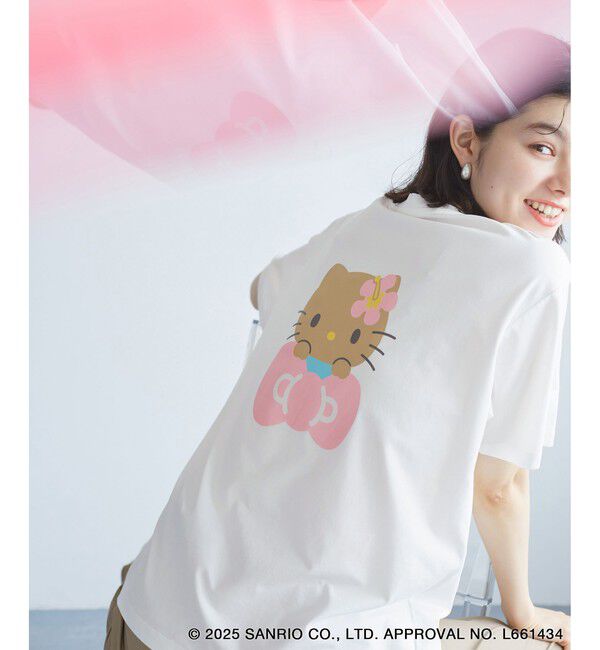 Rope&rsquo;Picnic「【ROPE' PICNIC&times;ハローキティ コラボ】日焼けハローキティ アソートTシャツ」|Tシャツ・カットソー|
