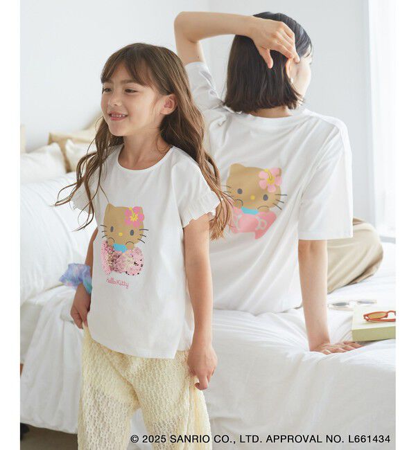 Rope&rsquo;Picnic「【ROPE' PICNIC&times;ハローキティ コラボ】日焼けハローキティ アソートTシャツ」|Tシャツ・カットソー|