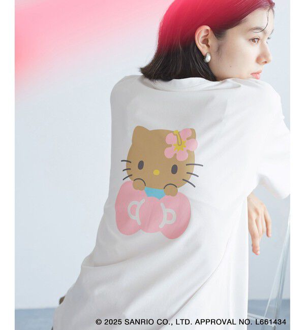 Rope&rsquo;Picnic「【ROPE' PICNIC&times;ハローキティ コラボ】日焼けハローキティ アソートTシャツ」|Tシャツ・カットソー|
