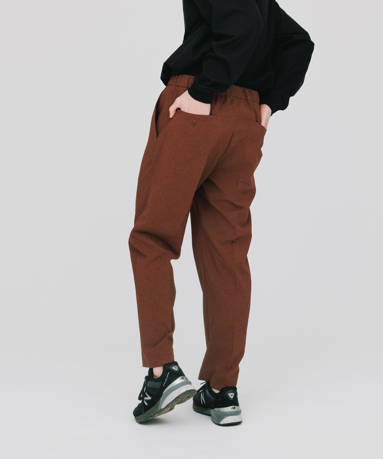 ADAM ET ROPE'「イージー ストレート アンクルパンツ / 速乾 /冷感 / イージーケア / ユニセックス」|スラックス|