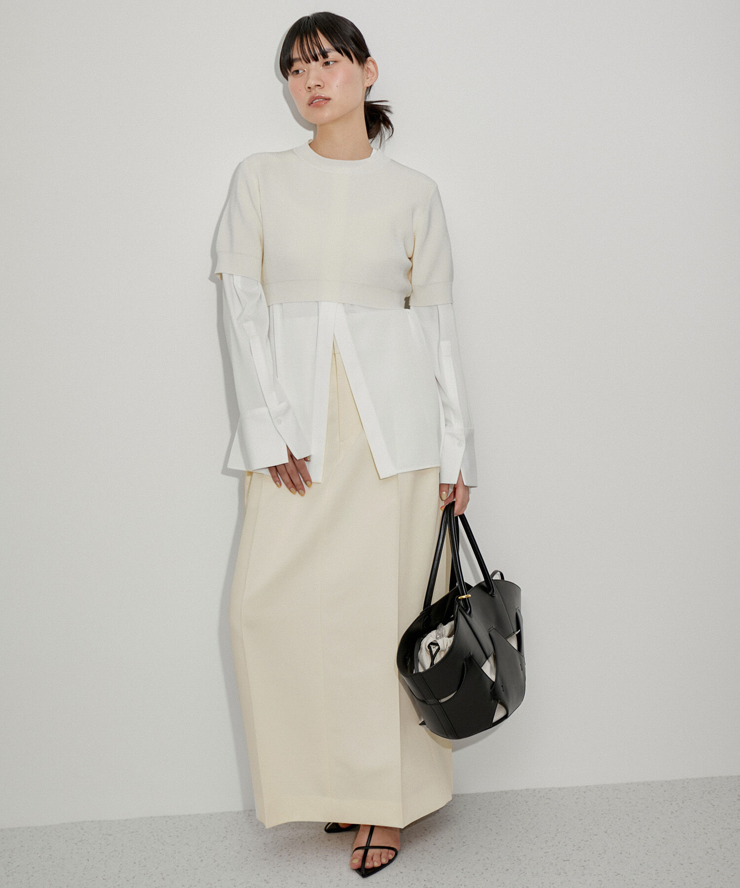 ADAM ET ROPE'「フォルムレザーバッグ」|トートバッグ|