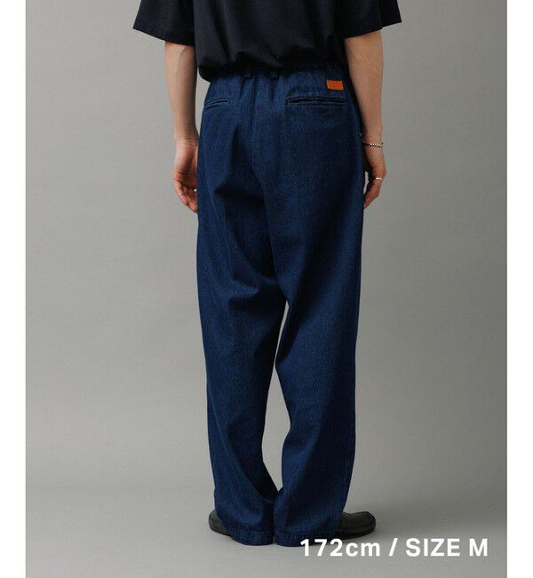 ADAM ET ROPE'「ワイド イージー ブリーチ デニムパンツ / ADAM ET ROPE' JEANS -GRID-」|デニム|