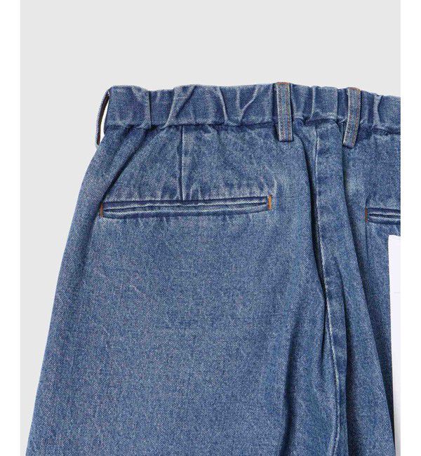 ADAM ET ROPE'「ワイド イージー ブリーチ デニムパンツ / ADAM ET ROPE' JEANS -GRID-」|デニム|