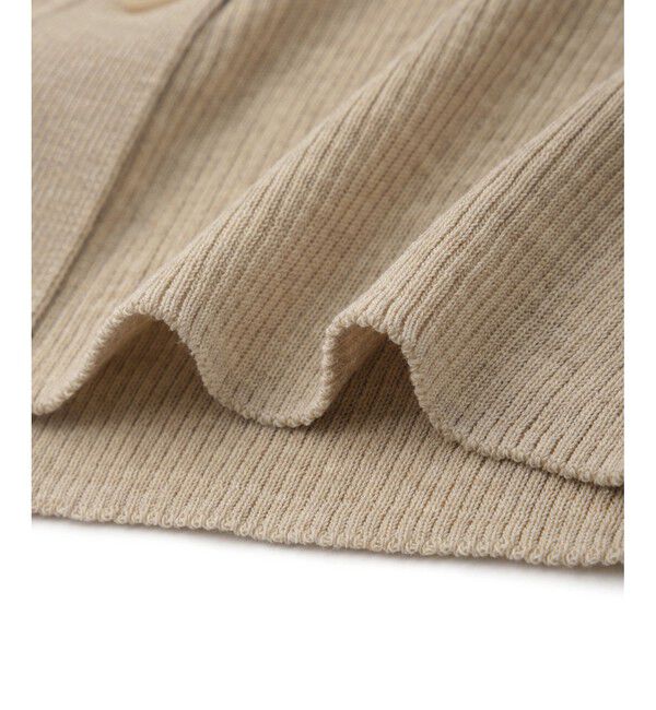 ADAM ET ROPE'「リブノースリーブニット」|ニット・セーター|