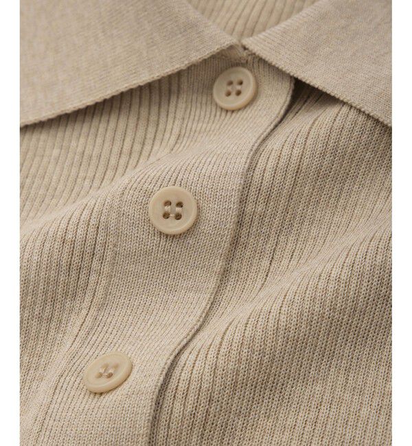 ADAM ET ROPE'「リブノースリーブニット」|ニット・セーター|